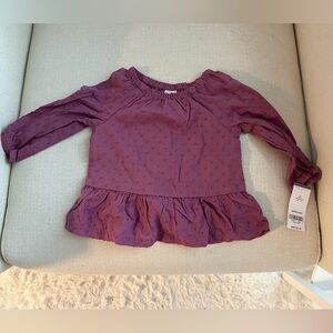 Baby Girls' Purple Long Sleeve Top